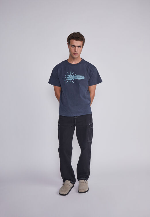 Polera Hombre Cyberweek Azul Sioux